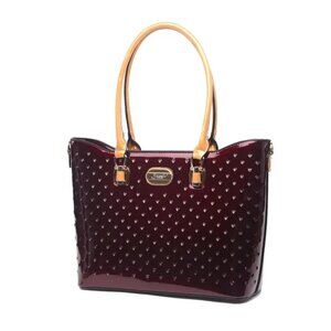 Burgandy Crimson Heart Tote